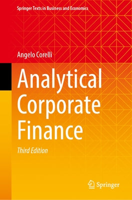 Analytical Corporate Finance by Corelli, Angelo