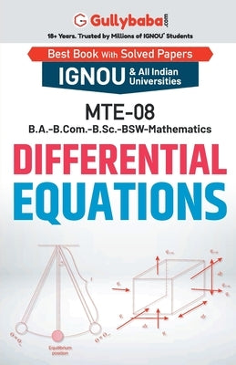 Mte-08 Differential Equations by Sharma, D. D.
