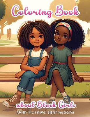 Coloring Book about Black Girls with Positive Affirmations: Motivational Coloring Pages for Young African American Girls ages 8-12 by Press, Lumina