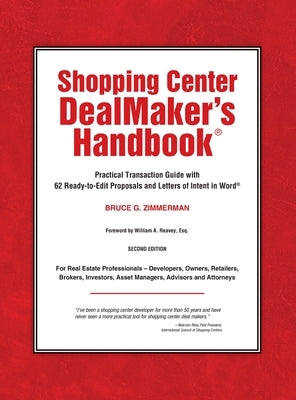 Shopping Center Dealmaker's Handbook(R) by Zimmerman, Bruce G.