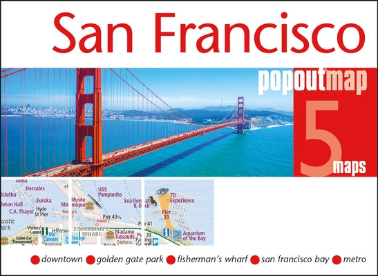 San Francisco Popout Map by Maps, Popout