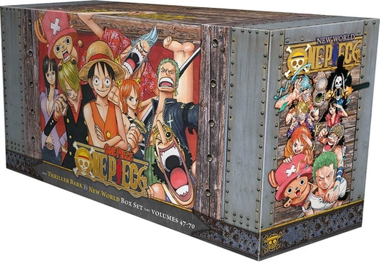 One Piece Box Set 3: Thriller Bark to New World: Volumes 47-70 with Premium by Oda, Eiichiro