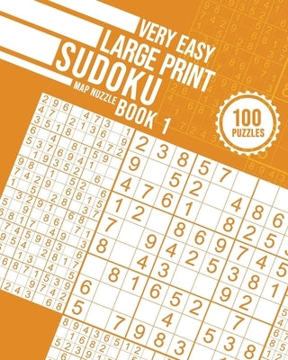 Very Easy Large Print Sudoku Book 1 by Nuzzle, Map
