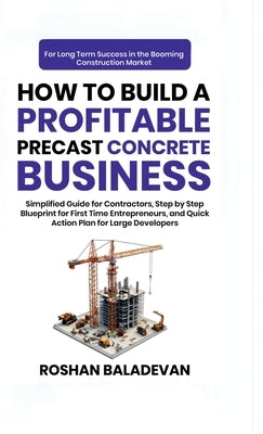 How to Build a Profitable Precast Concrete Business: Simplified Guide for Contractors, Step-by-Step Blueprint for First Time Entrepreneurs, and Quick by Roshan Baladevan