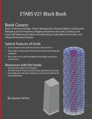 ETABS V21 Black Book by Verma, Gaurav