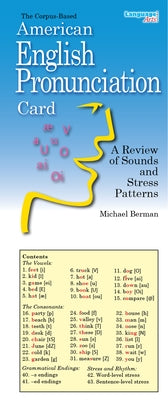 The American English Pronunciation Card: A Review of Sounds and Stress Patterns by Berman, Michael