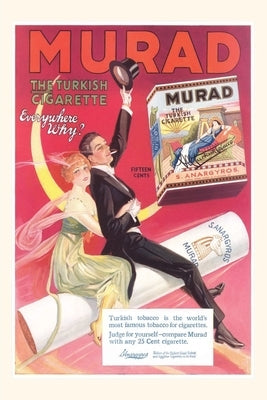 Vintage Journal Murad Turkish Cigarette Advertisement by Found Image Press