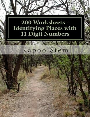 200 Worksheets - Identifying Places with 11 Digit Numbers: Math Practice Workbook by Stem, Kapoo