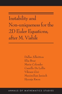 Instability and Non-Uniqueness for the 2D Euler Equations, After M. Vishik: (Ams-219) by Lellis, Camillo De