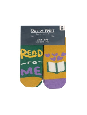 Read to Me Toddler Socks 4-Pack - 2t-3t by Out of Print