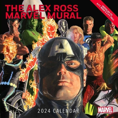 Alex Ross Marvel Mural 2024 Oversized Wall Calendar by Ross, Alex