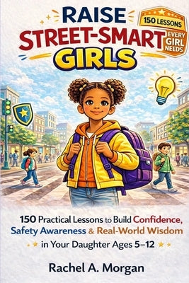 Raise Street-Smart Girls: 150 Practical Lessons to Build Confidence, Safety Awareness, and Real-World Wisdom in Your Daughter Ages 5-12 by Rachel a Morgan
