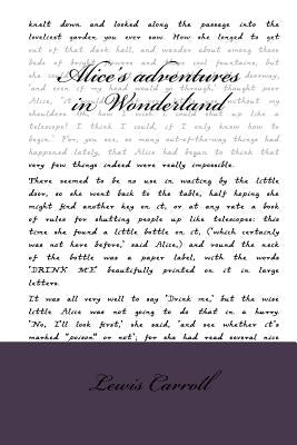 Alice's adventures in Wonderland by Carroll, Lewis