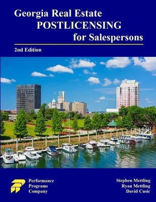 Georgia Real Estate Postlicensing for Salespersons by Mettling, Stephen