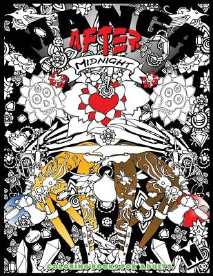 Manga after Midnight: Mild nude Manga Styled Girls and Zen styled patterns to color. by Liss, Alexander