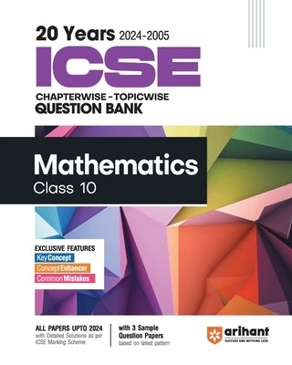 ICSE Chapterwise Mathematics 10th by Verma, Sagar