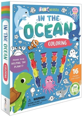 In the Ocean Coloring Set: With 16 Stackable Crayons by Igloobooks