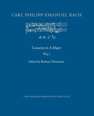 Concerto in A Major, Wq 7 by Wiermann, Barbara