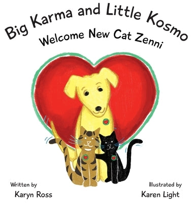 Big Karma and Little Kosmo Welcome New Cat Zenni by Ross, Karyn