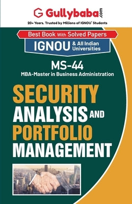 MS-44 Security Analysis and Portfolio Management by Panel, Gullybaba Com