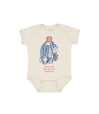 Paddington Bear: Please Take Care Baby Bodysuit - 24 Mo by Out of Print