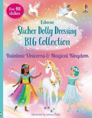 Sticker Dolly Dressing Big Collection Rainbow Unicorns and Magical Kingdom by Watt, Fiona