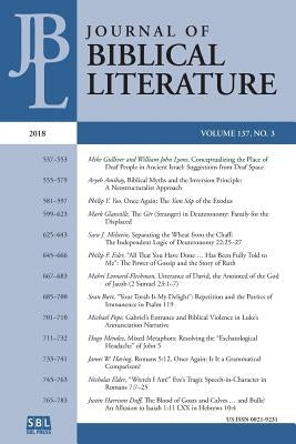Journal of Biblical Literature 137.3 (2018) by Reinhartz, Adele