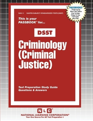 Criminology (Criminal Justice) by Passbooks