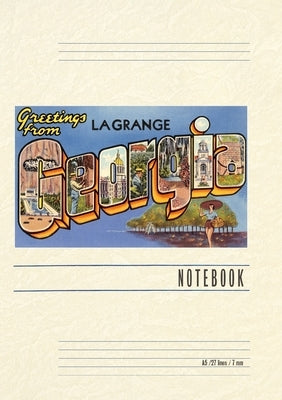 Vintage Lined Notebook Greetings from La Grange by Found Image Press
