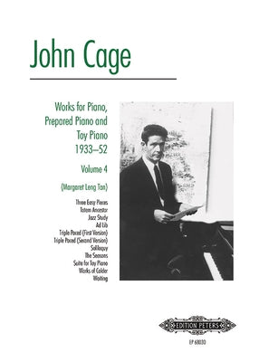 Works for Piano, Prepared Piano and Toy Piano 1933-52: Sheet by Cage, John