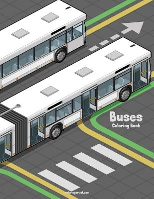 Buses Coloring Book by Snels, Nick