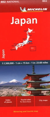 Japan Map 802 by Michelin