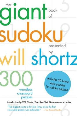 Giant Bk Sudoku by Shortz, Will