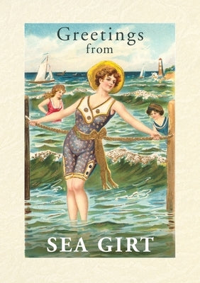Vintage Lined Notebook Greetings from Sea Girt by Found Image Press