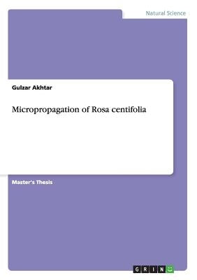 Micropropagation of Rosa centifolia by Akhtar, Gulzar