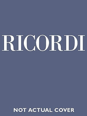La Cenerentola, Volume 1 & 2: Vocal Score by Rossini, Gioacchino