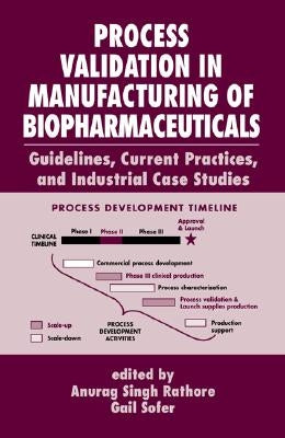 Process Validation in Manufacturing of Biopharmaceuticals: Guidelines, Current Practices, and Industrial Case Studies by Sofer, Gail