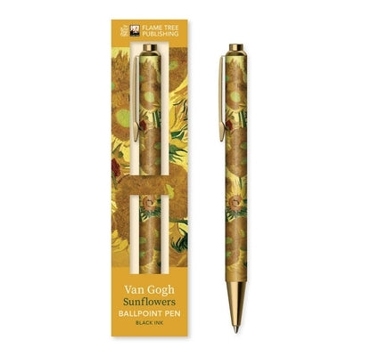 Vincent Van Gogh: Sunflowers Boxed Decorative Ballpoint Pen by Flame Tree Studio