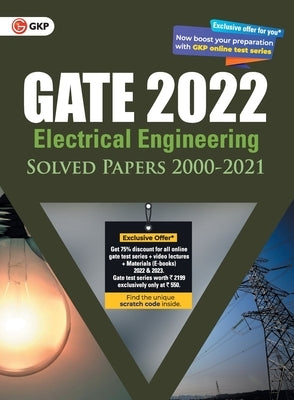 GATE 2022 Electrical Engineering - Solved Papers (2000-2021) by G K Publications (P) Ltd
