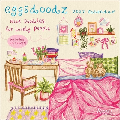 Eggsdoodz 2027 Wall Calendar: Nice Doodles for Lovely People by Siney, Erin