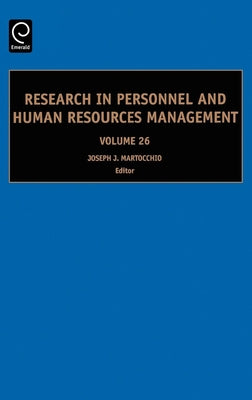 Research in Personnel and Human Resources Management by Martocchio, Joseph J.