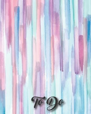 To Do: Personal and Business Checklist 8x10 Inches with Colorful Design Matte Cover White Paper by Pk Lister