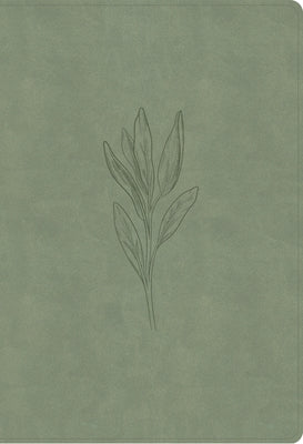 NASB Super Giant Print Reference Bible, Sage Suedesoft Leathertouch, Indexed by Holman Bible Publishers