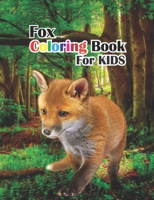 fox coloring book for kids: watercolor coloring book fox by Zinaoui, Oussama