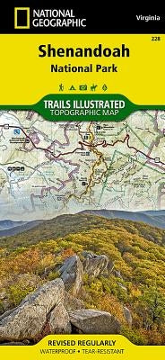 Shenandoah National Park Map by National Geographic Maps