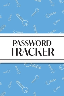 Password Tracker (Blue Keys): 6"x9" Alphabetical Password Logbook for Easy Organization by Revive Stationery