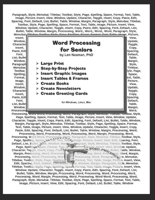Word Processing for Seniors by Nasman, Len
