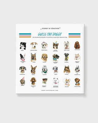 Guess the Doggy Card Game - Artist Designed Quirky Dog Guessing Game for Families & Friends by Something, Journey Of