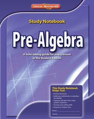 Pre-Algebra Study Notebook by McGraw Hill