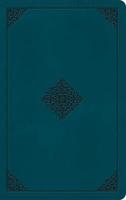 ESV Giant Print Personal Size Bible, Red Letter (Trutone, Deep Teal, Emblem Design) by Esv Bibles